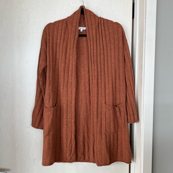 Madewell Sweaters - Madewell Cardigan Size S, Burnt Orange